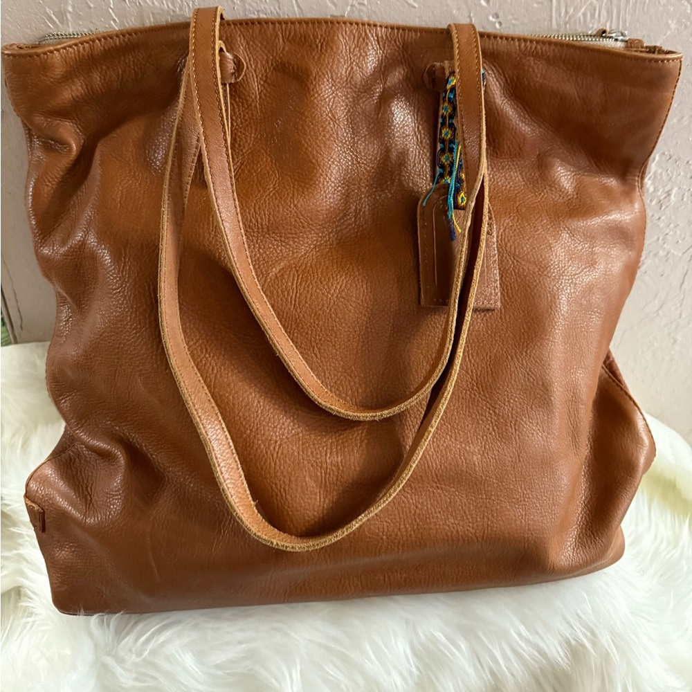 Consuela Brandy Market Tote Gently Used - Picture 4 of 10
